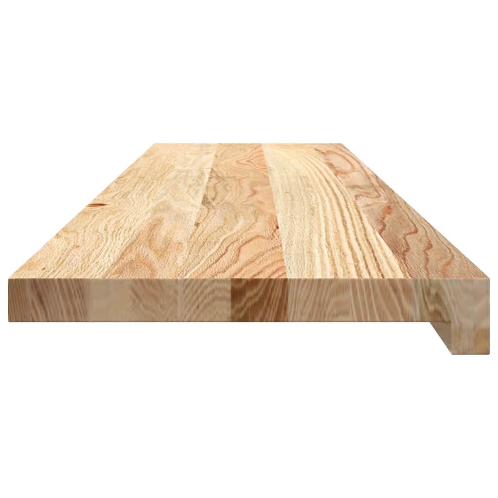 trappemåtter 16 stk ubehandlet 100x30x2 cm massivt egetræ