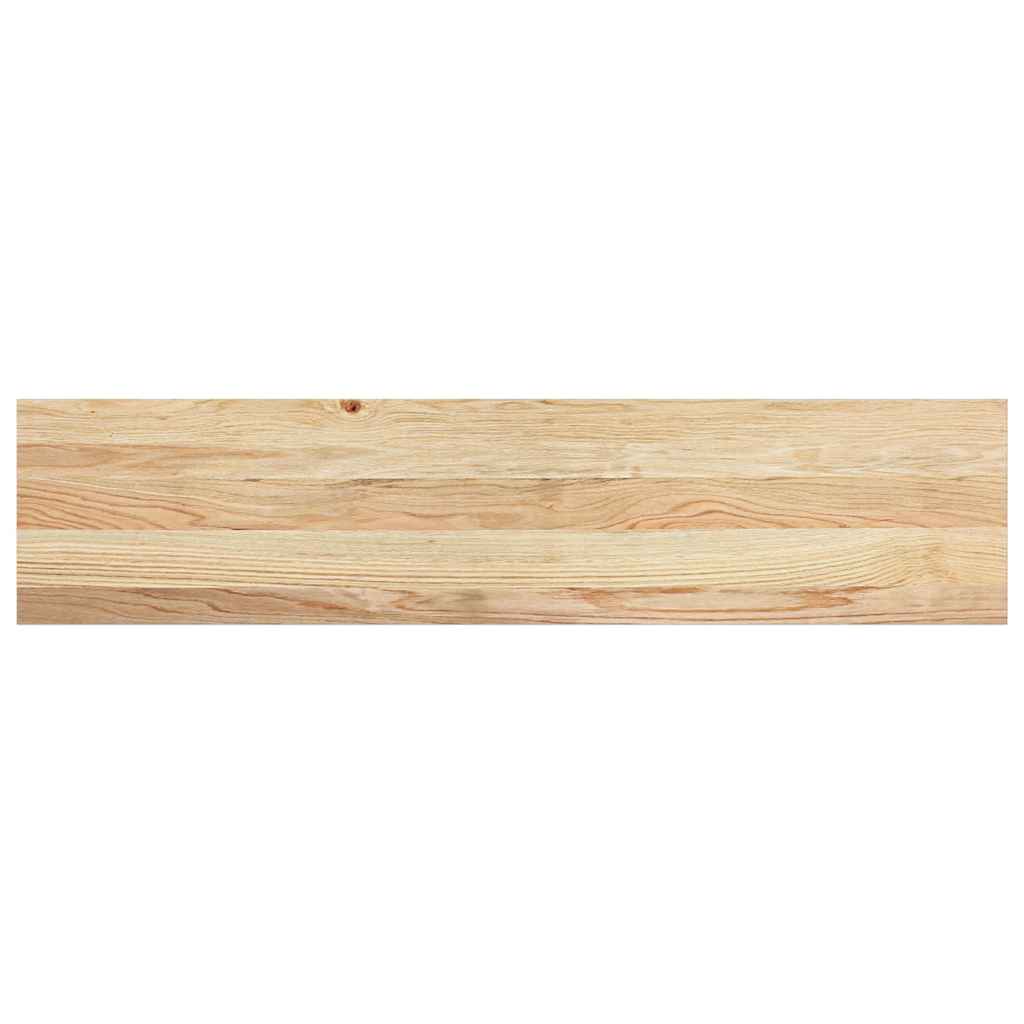 trappemåtter 16 stk ubehandlet 110x30x2 cm massivt egetræ