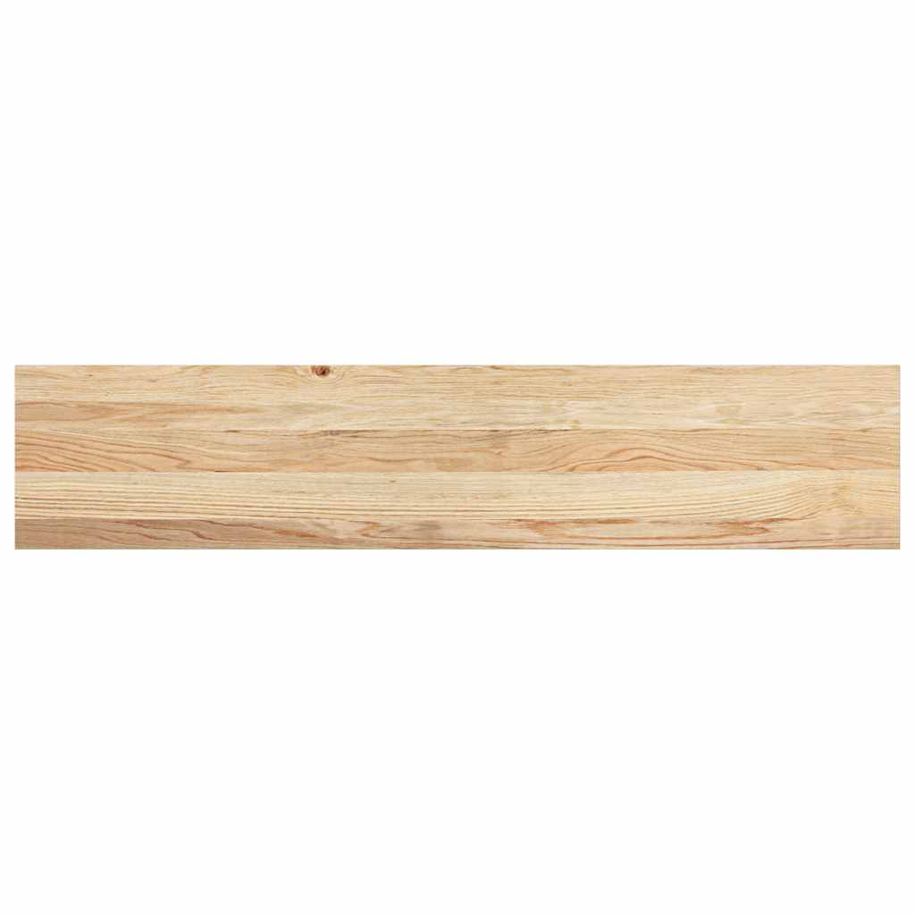 trappemåtter 16 stk ubehandlet 120x30x2 cm massivt egetræ
