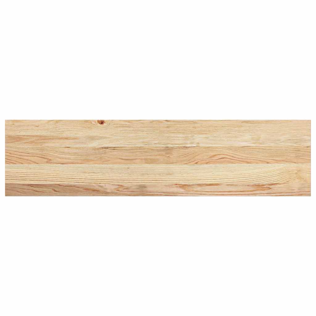 trappemåtter 20 stk ubehandlet 100x25x2 cm massivt egetræ