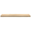 trappemåtter 20 stk ubehandlet 100x30x2 cm massivt egetræ