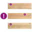 trappemåtter 20 stk ubehandlet 100x30x2 cm massivt egetræ