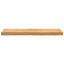 trappemåtter 4 stk lysebrun 90x25x2 cm massivt egetræ