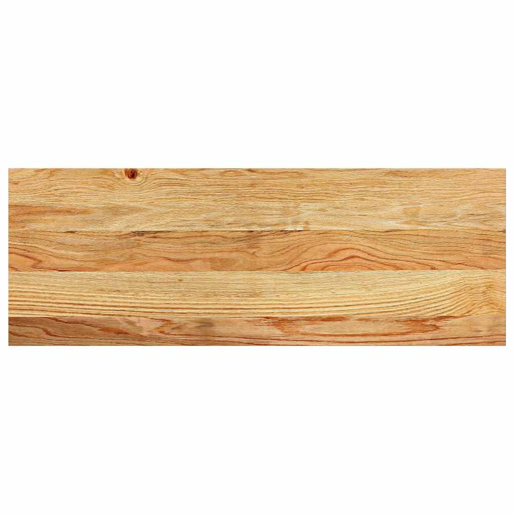trappemåtter 4 stk lysebrun 70x30x2 cm massivt egetræ