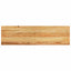 trappemåtter 8 stk lysebrun 90x30x2 cm massivt egetræ
