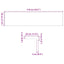 trappemåtter 8 stk lysebrun 110x30x2 cm massivt egetræ