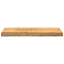 trappemåtter 12 stk. lysebrun 70x30x2 cm massivt egetræ