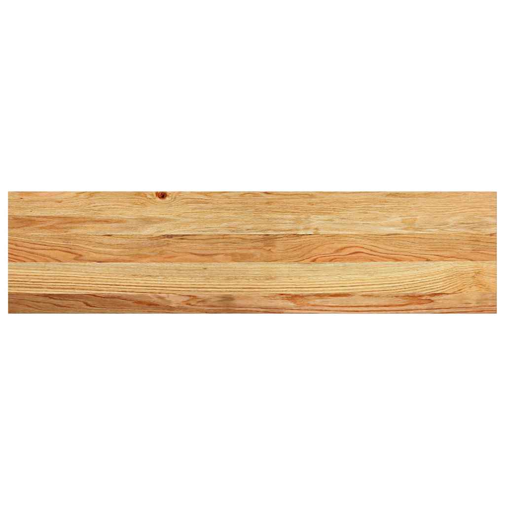 trappemåtter 20 stk lysebrun 100x25x2 cm massivt egetræ
