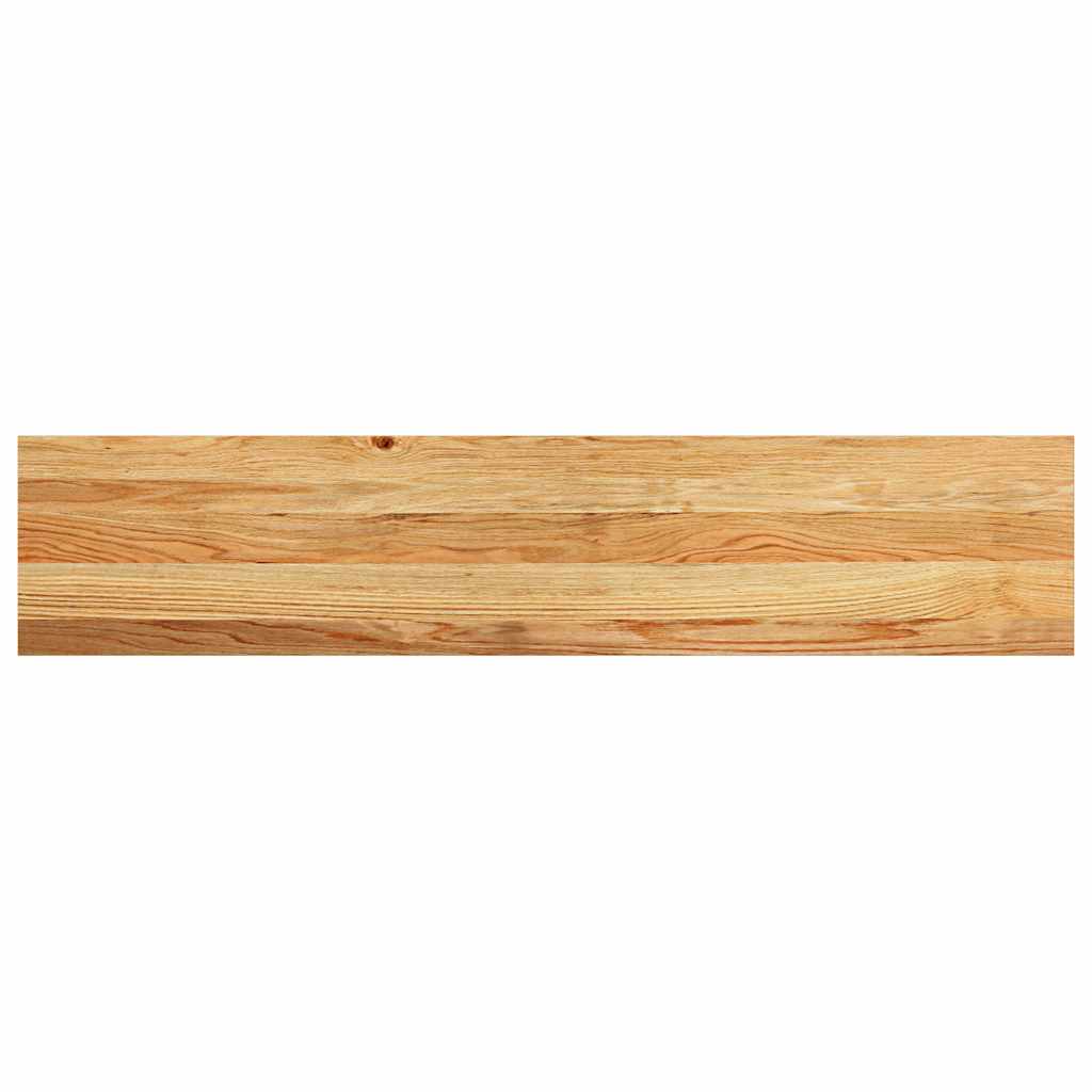 trappemåtter 20 stk lysebrun 120x25x2 cm massivt egetræ