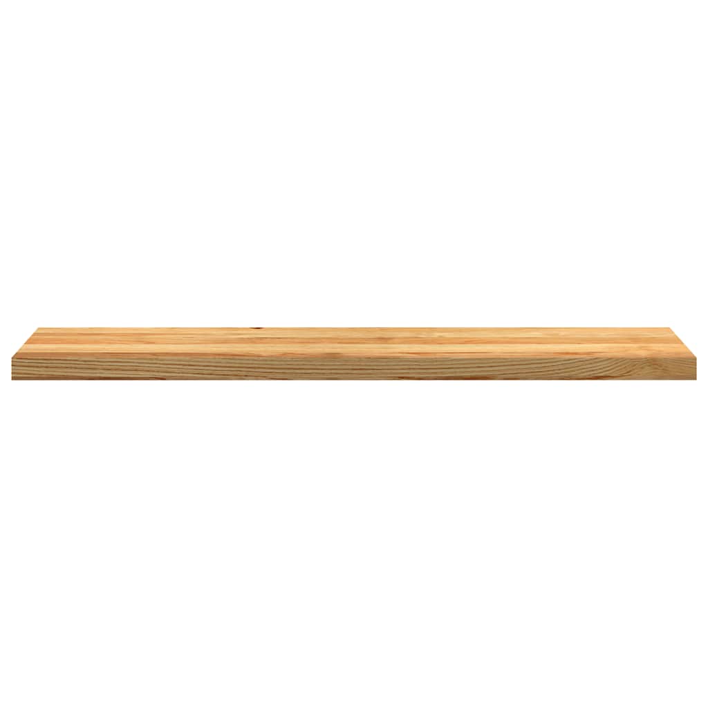 trappemåtter 20 stk lysebrun 120x25x2 cm massivt egetræ