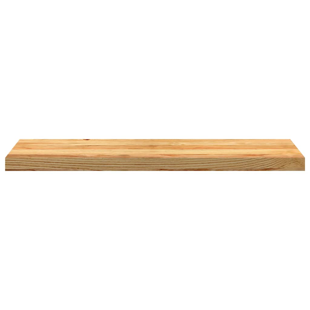 trappemåtter 20 stk. lysebrun 90x30x2 cm massivt egetræ