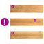 trappemåtter 20 stk. lysebrun 110x30x2 cm massivt egetræ