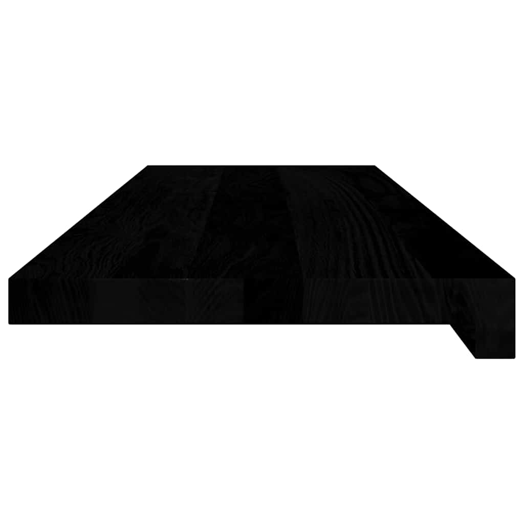 trappemåtter 4 stk. brunsort 80x25x2 cm massivt egetræ