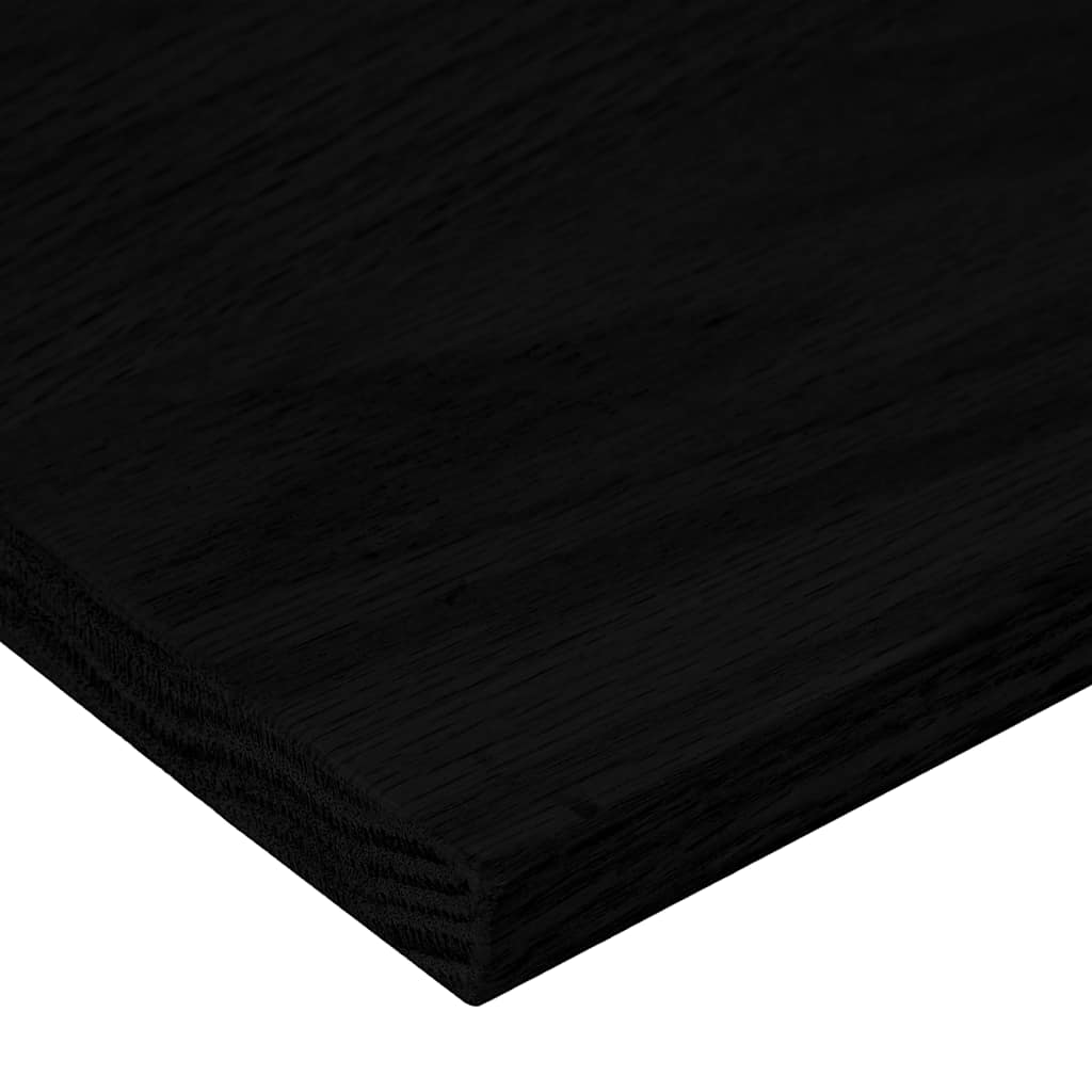 trappemåtter 4 stk. brunsort 80x25x2 cm massivt egetræ