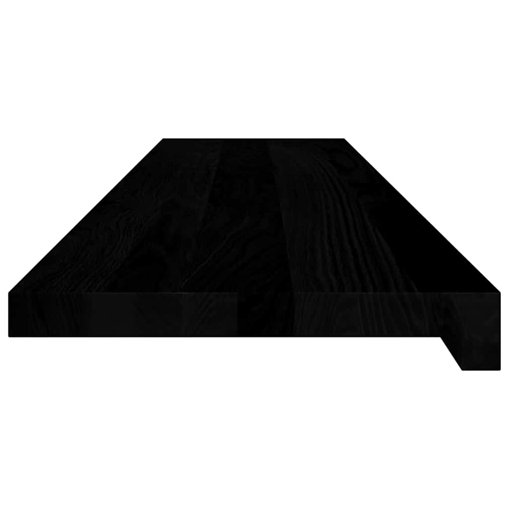 trappemåtter 4 stk. brunsort 110x30x2 cm massivt egetræ