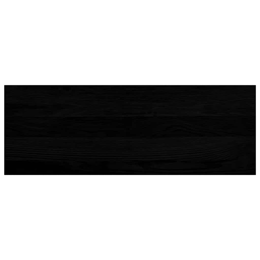 trappemåtter 8 stk. brunsort 70x25x2 cm massivt egetræ