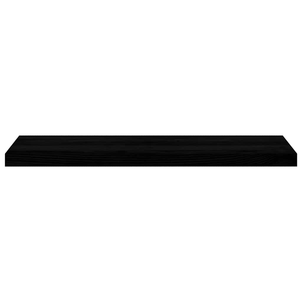 trappemåtter 8 stk. brunsort 90x25x2 cm massivt egetræ
