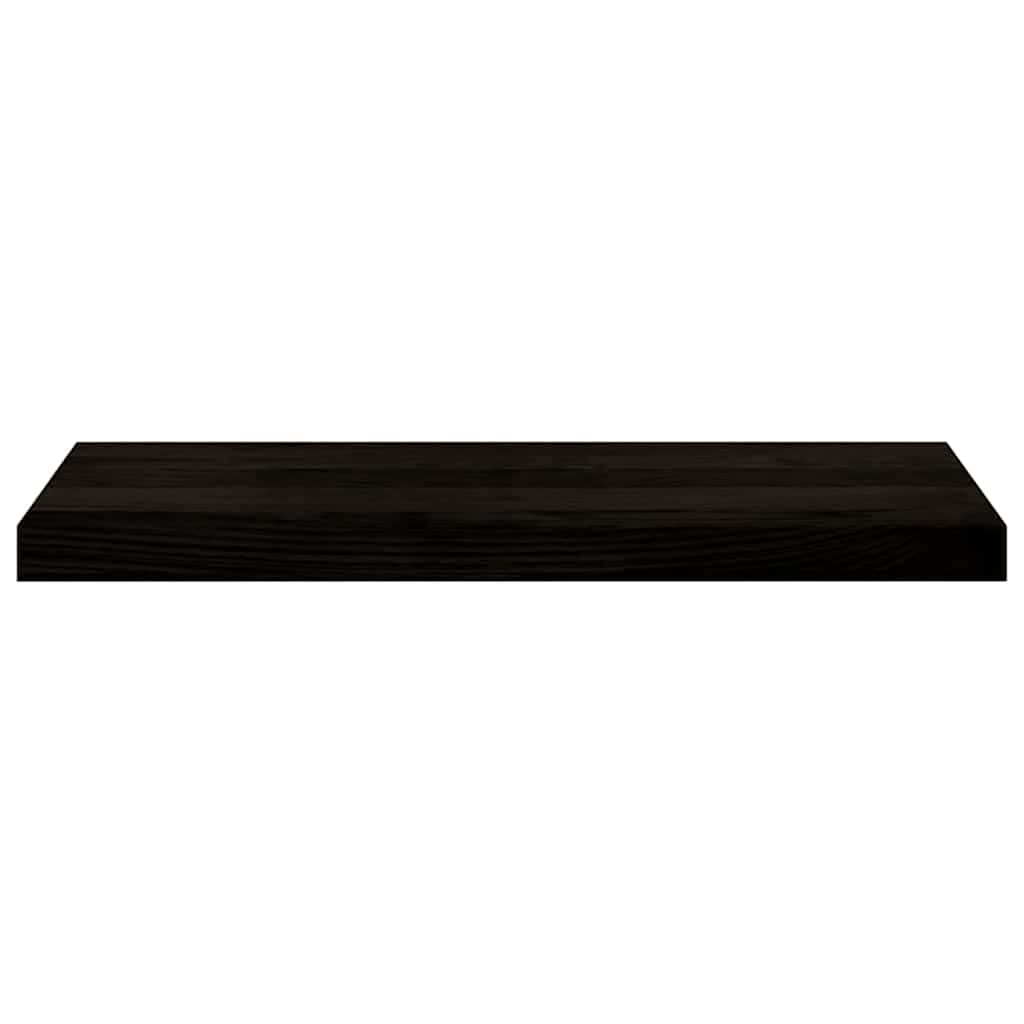 trappemåtter 12 stk. brunsort 70x25x2 cm massivt egetræ