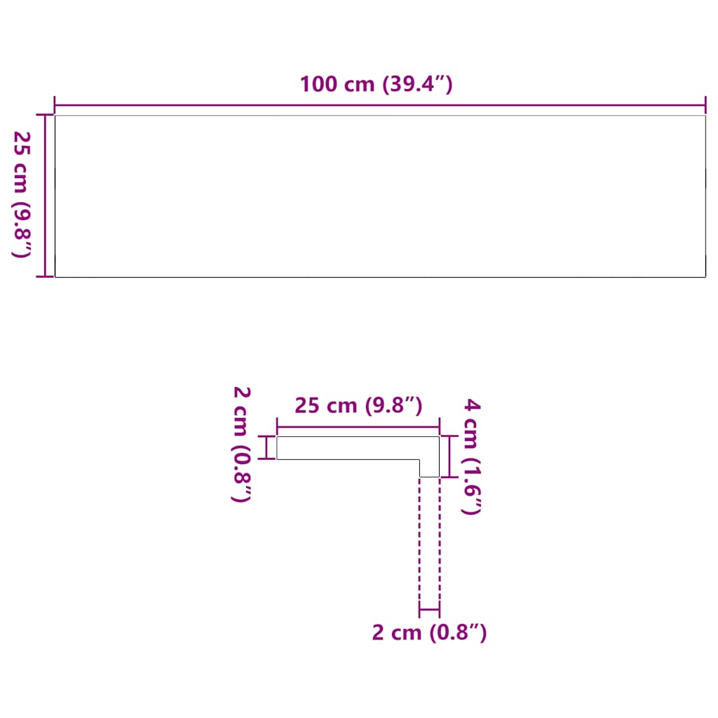 trappemåtter 12 stk. brunsort 100x25x2 cm massivt egetræ
