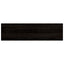 trappemåtter 12 stk. brunsort 90x30x2 cm massivt egetræ
