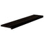 trappemåtter 12 stk. brunsort 120x30x2 cm massivt egetræ