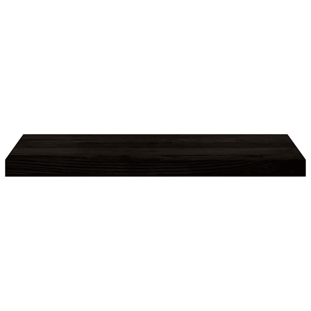 trappemåtter 16 stk. brunsort 70x25x2 cm massivt egetræ