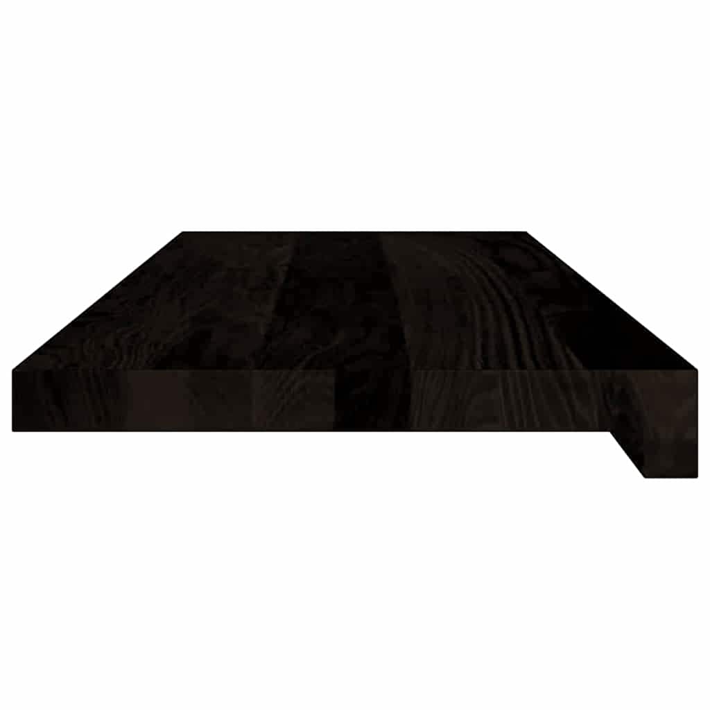 trappemåtter 16 stk. brunsort 70x25x2 cm massivt egetræ