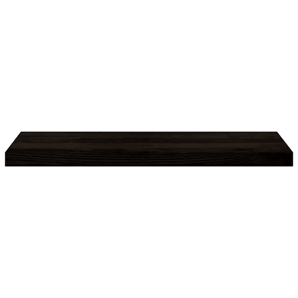 trappemåtter 16 stk. brunsort 80x25x2 cm massivt egetræ