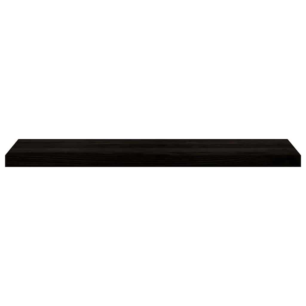 trappemåtter 16 stk. brunsort 100x30x2 cm massivt egetræ