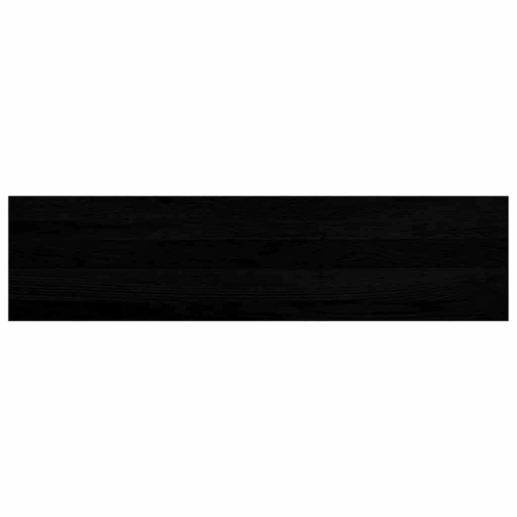 trappemåtter 20 stk. brunsort 100x30x2 cm massivt egetræ