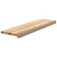 trappemåtter 2 stk ubehandlet 90x25x2 cm massivt egetræ