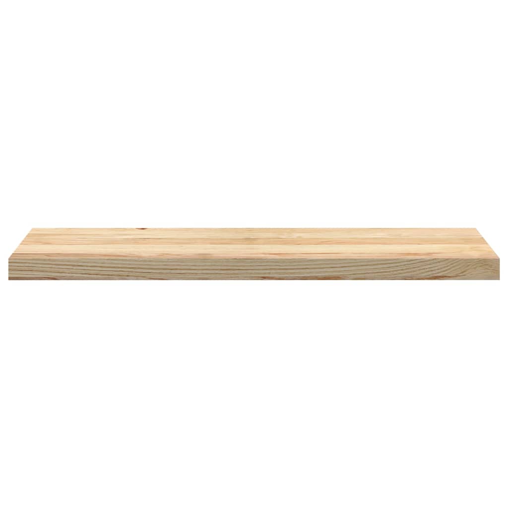 trappemåtter 2 stk ubehandlet 90x25x2 cm massivt egetræ