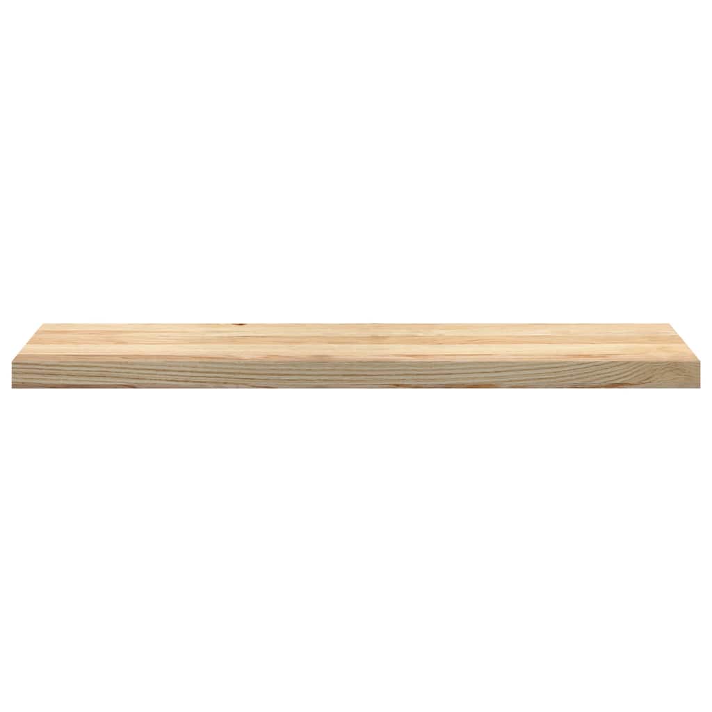 trappemåtter 2 stk ubehandlet 100x25x2 cm massivt egetræ