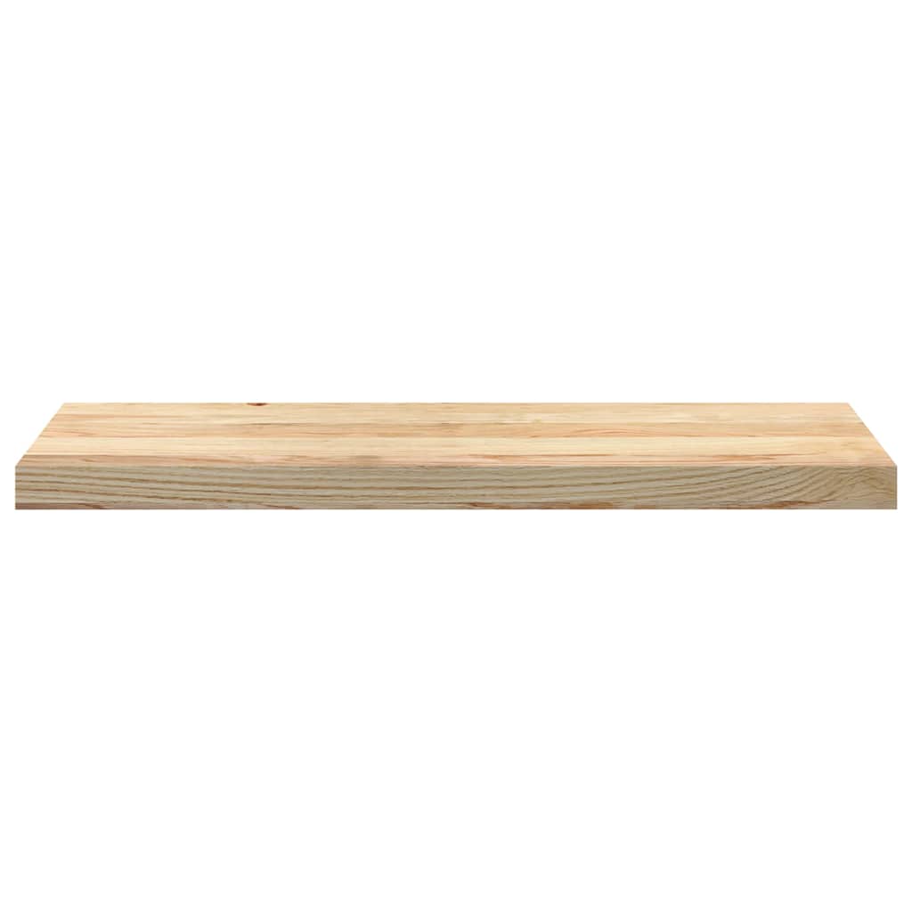 trappemåtter 2 stk ubehandlet 80x30x2 cm massivt egetræ
