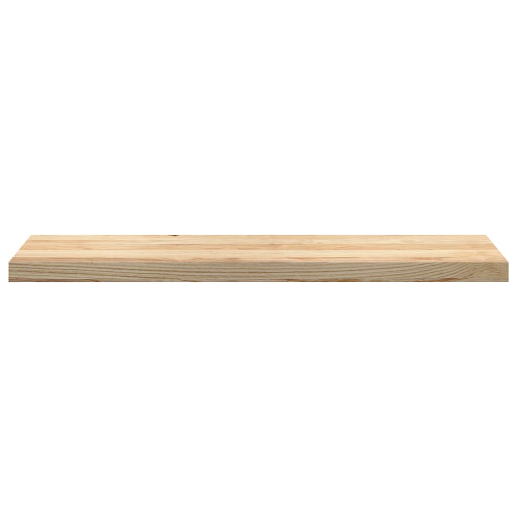 trappemåtter 2 stk ubehandlet 100x30x2 cm massivt egetræ