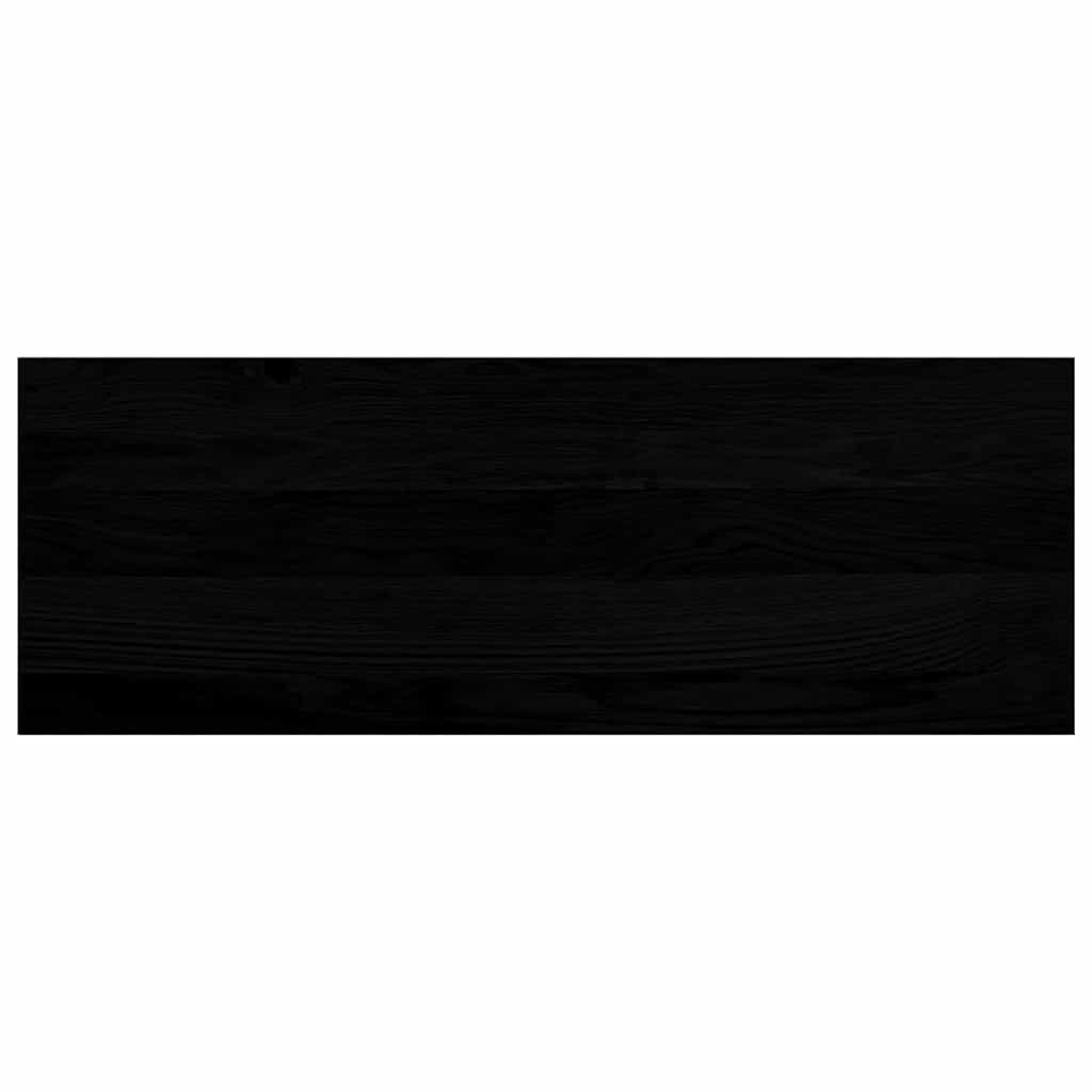 trappemåtter 2 stk. brunsort 70x25x2 cm massivt egetræ