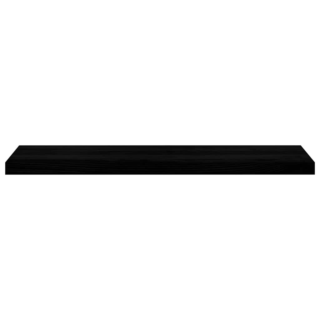 trappemåtter 2 stk. brunsort 100x25x2 cm massivt egetræ