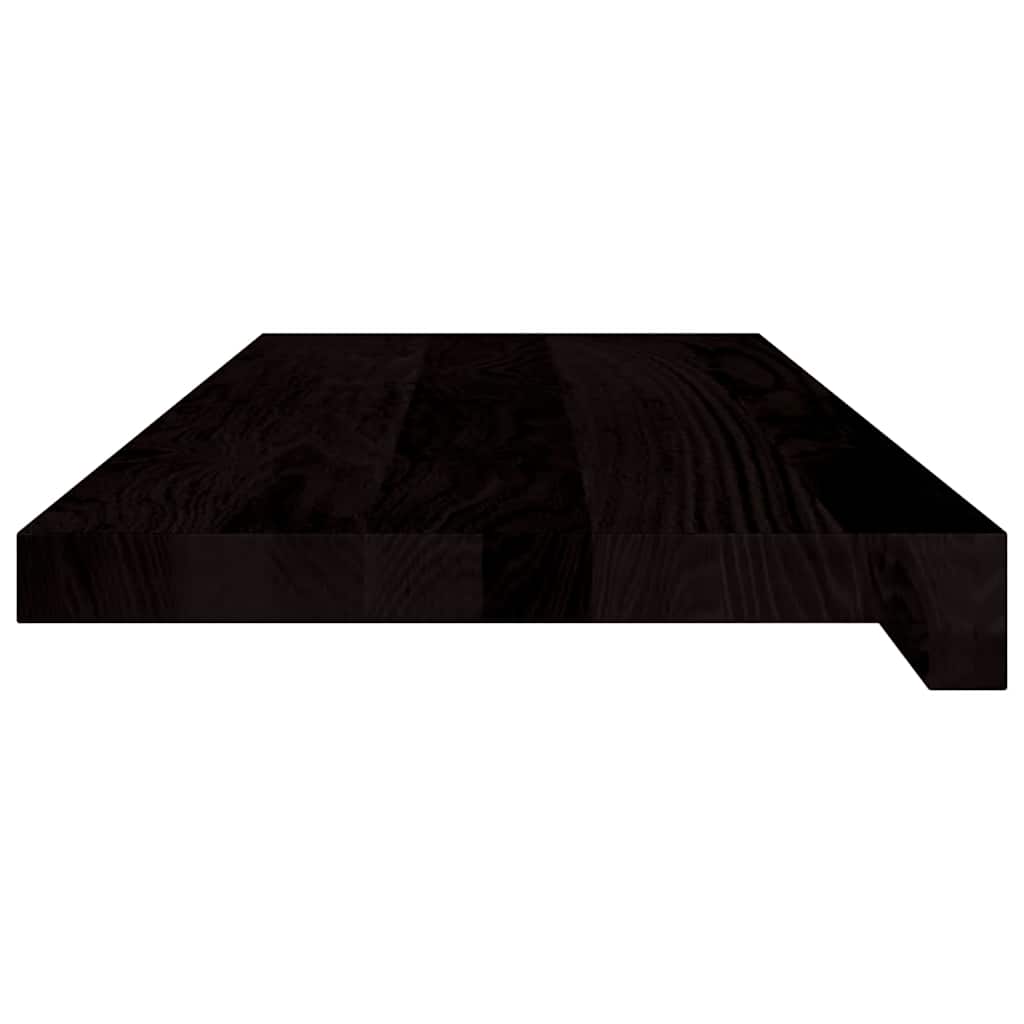 trappemåtter 2 stk. brunsort 70x30x2 cm massivt egetræ