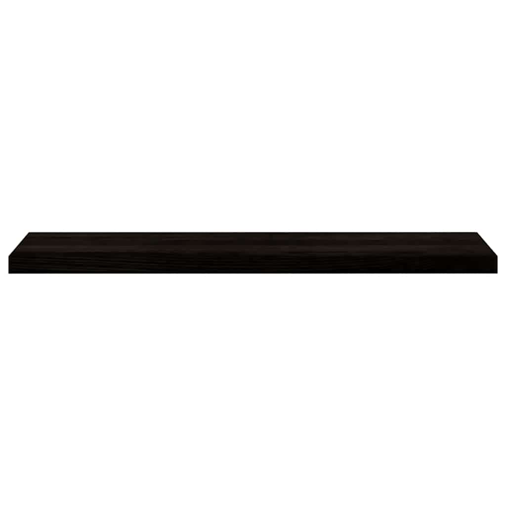 trappemåtter 2 stk. brunsort 110x30x2 cm massivt egetræ