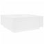 sofabord 100x100x40 cm konstrueret træ hvid