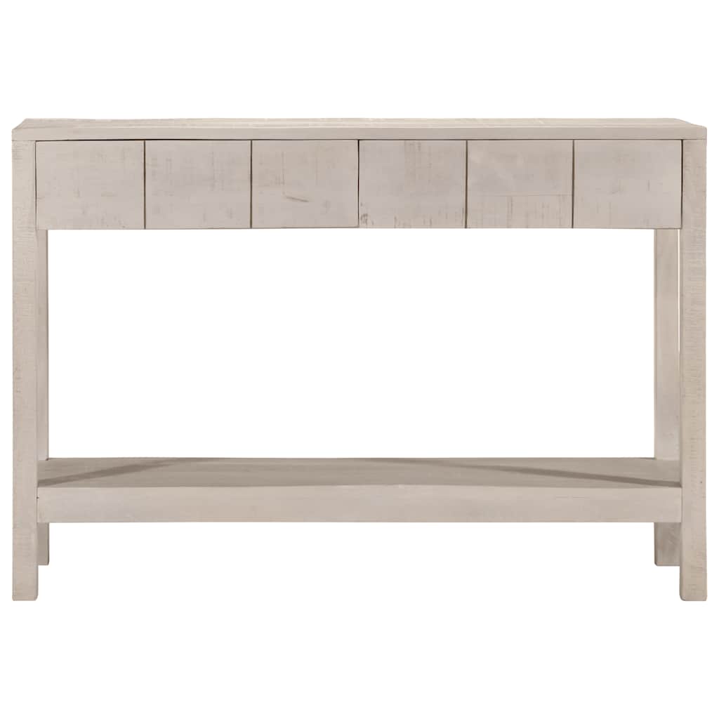 konsolbord 110x35x75 cm massivt mangotræ