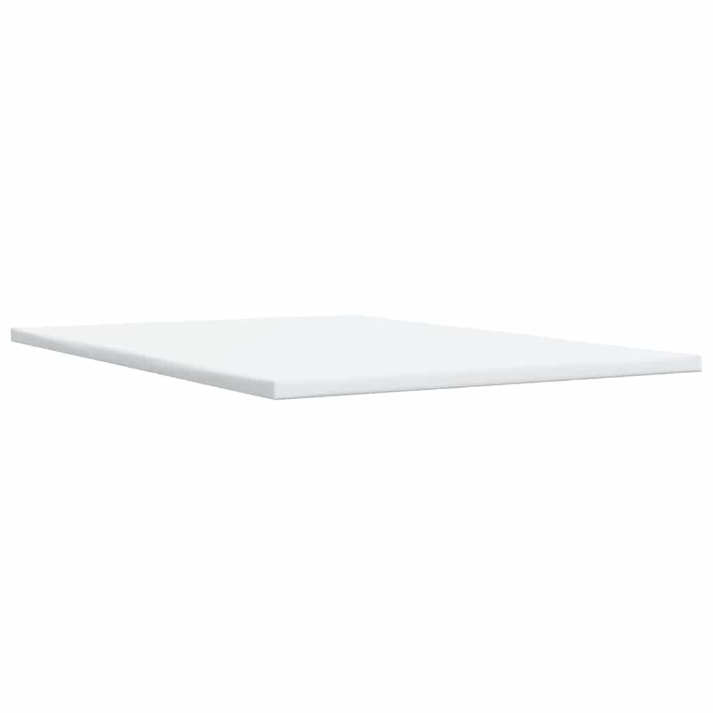 kontinentalseng med madras 160x200 cm stof cremefarvet