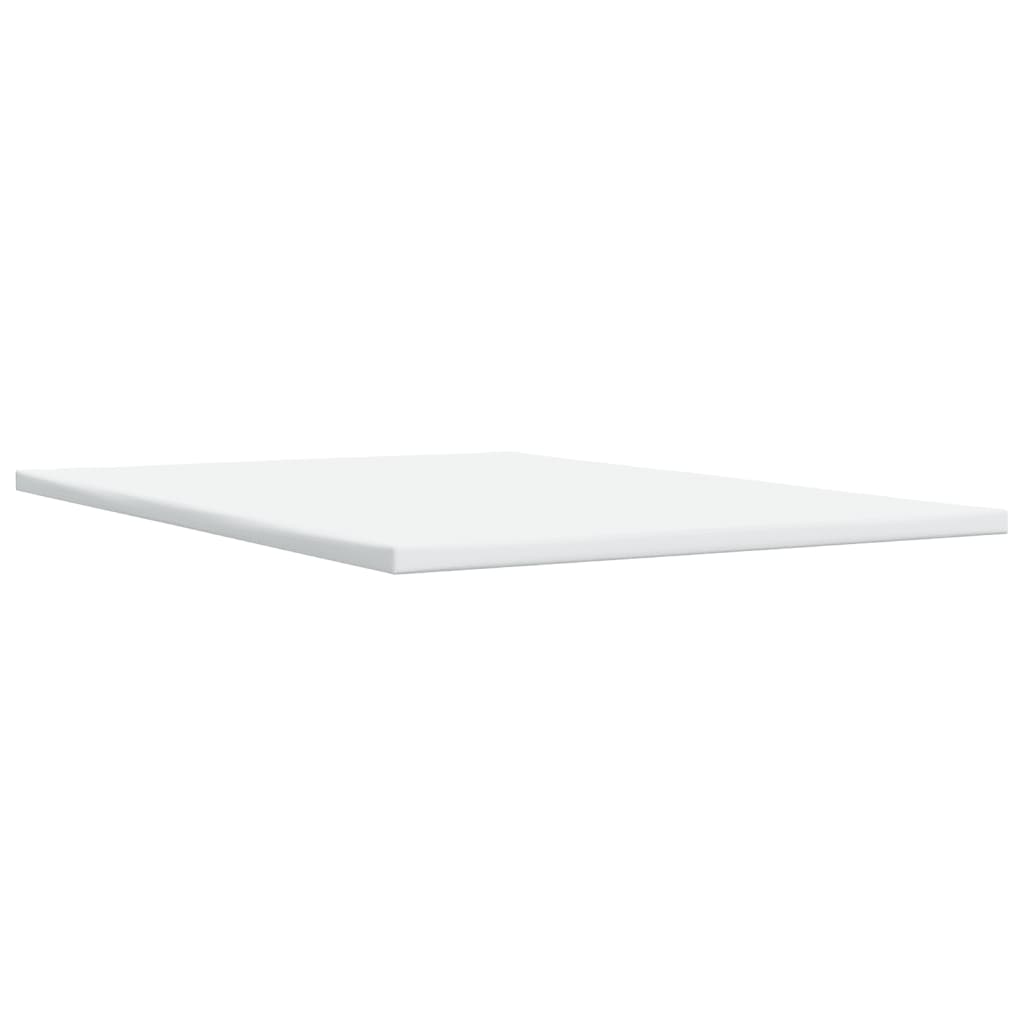 kontinentalseng med madras 160x200 cm stof cremefarvet