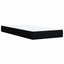 kontinentalseng med madras 90x200 cm stof sort