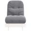 futon med madras 60x206x11 cm massivt fyrretræ hvid