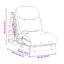 futon med madras 60x206x11 cm massivt fyrretræ hvid