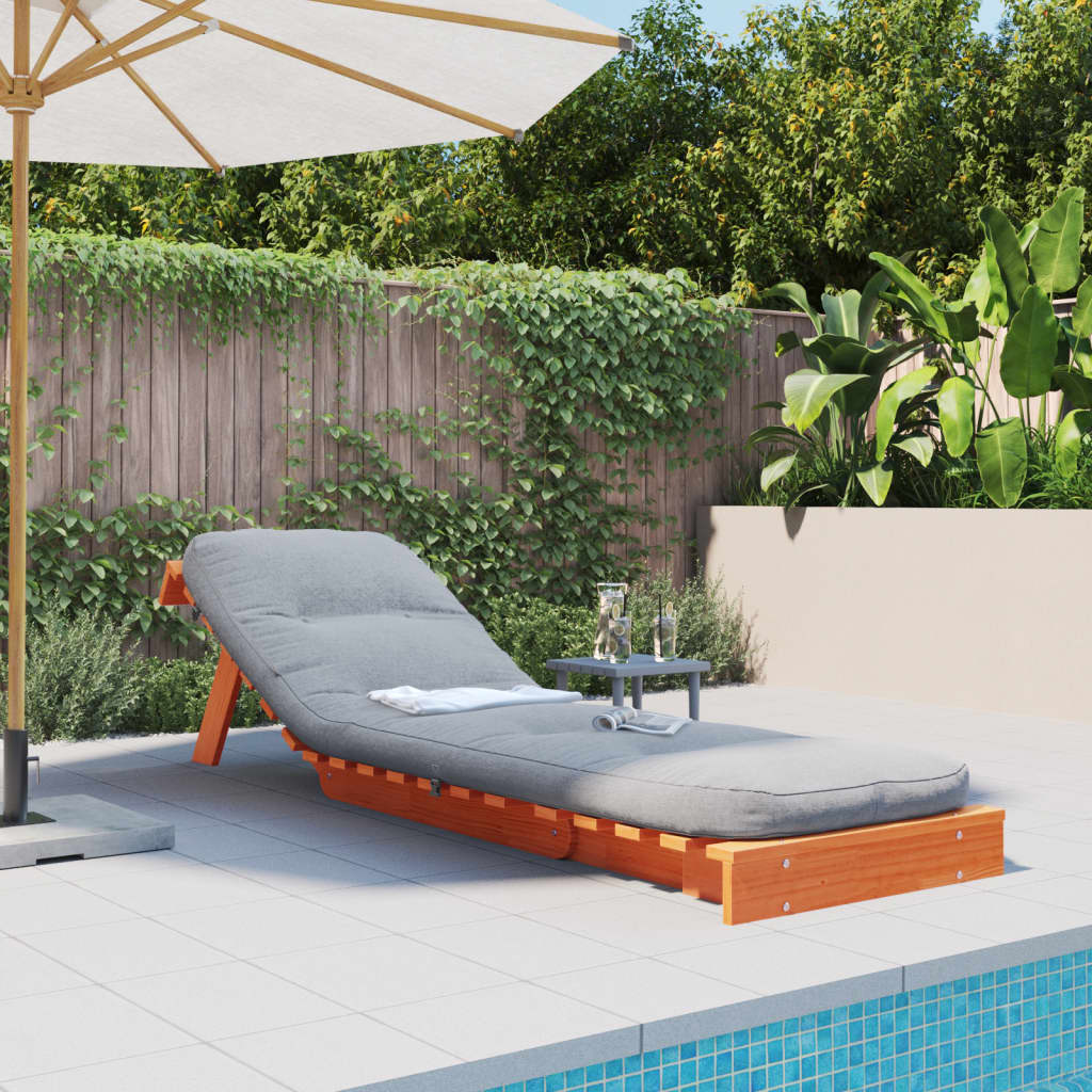 futon med madras 60x206x11 cm massivt fyrretræ gyldenbrun