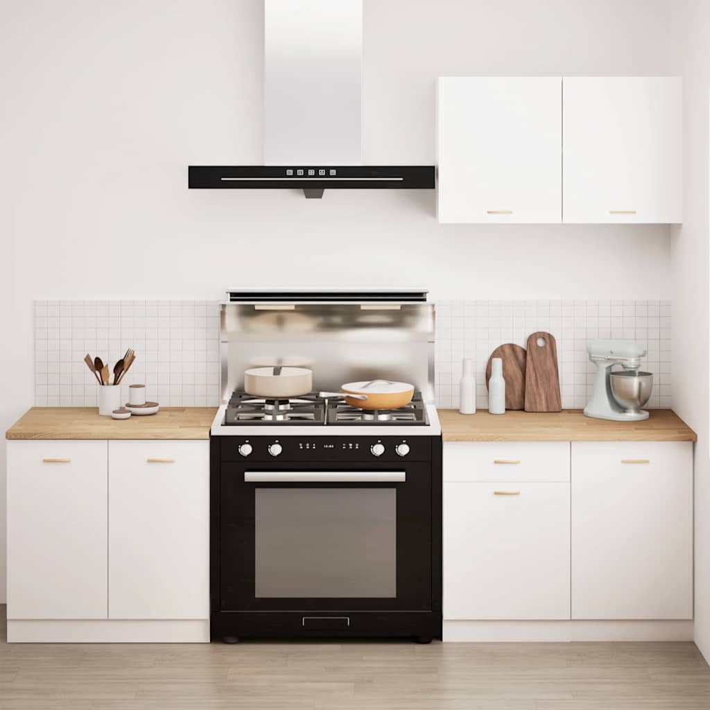 køkkenbordplade 80x63,5x2,7 cm massivt egetræ rektangulær