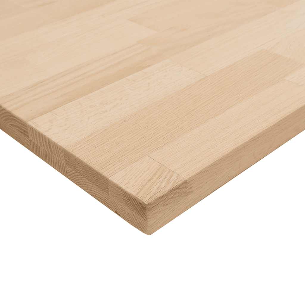 køkkenbordplade 140x63,5x4 cm massivt egetræ rektangulær
