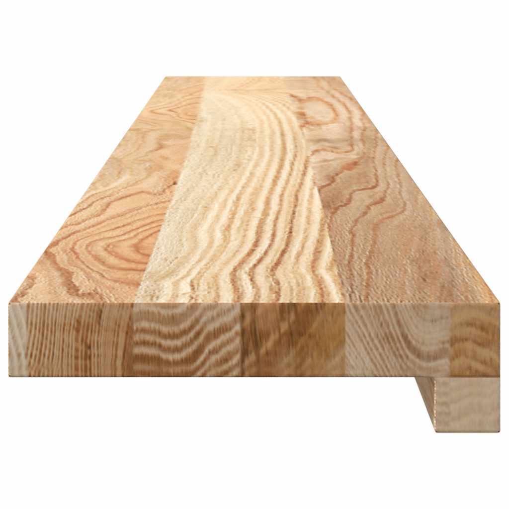 vindueskarme 2 stk ubehandlet 110x15x2 cm massivt egetræ